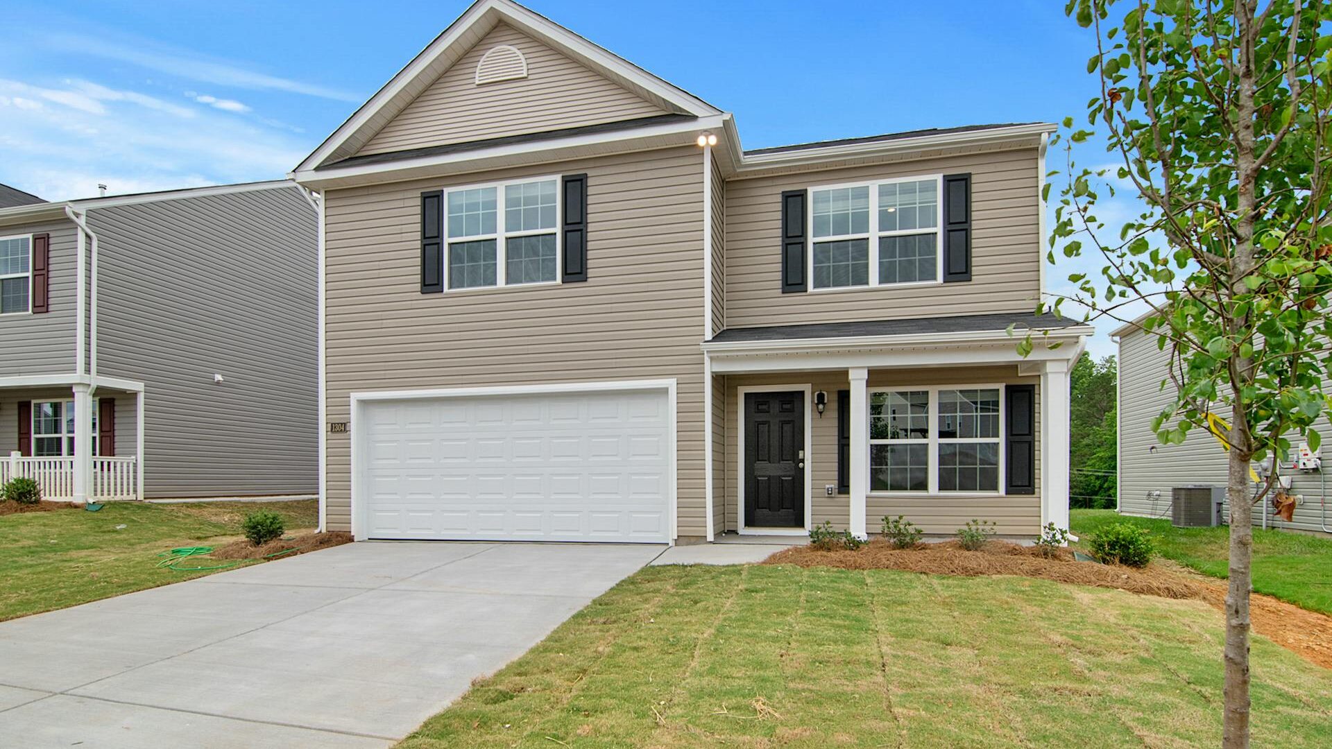 Modern home exterior with professionally installed siding